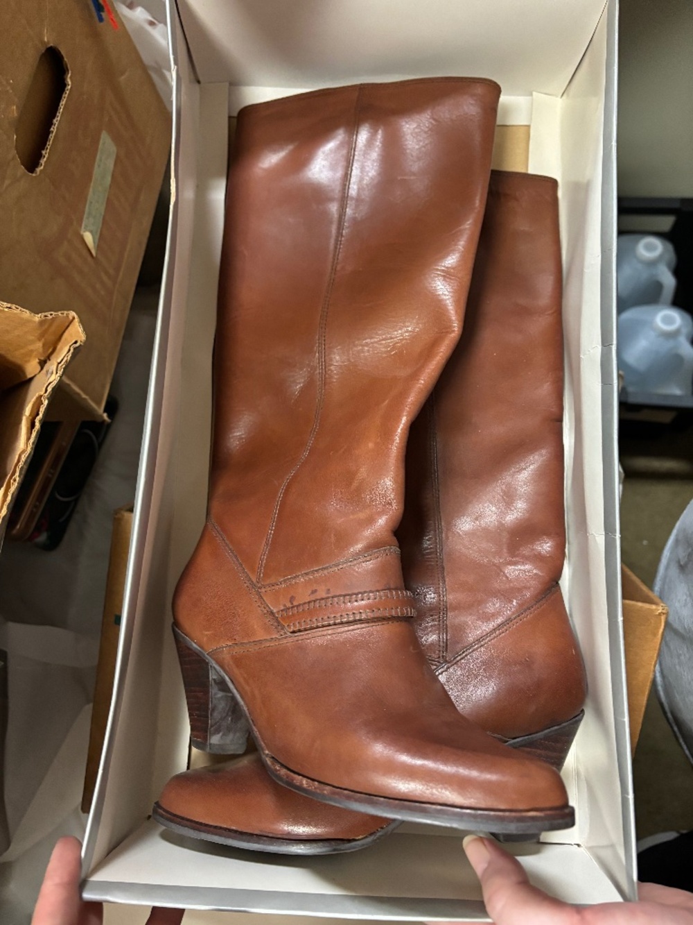 Gloria Vanderbilt Brown Heeled Boots